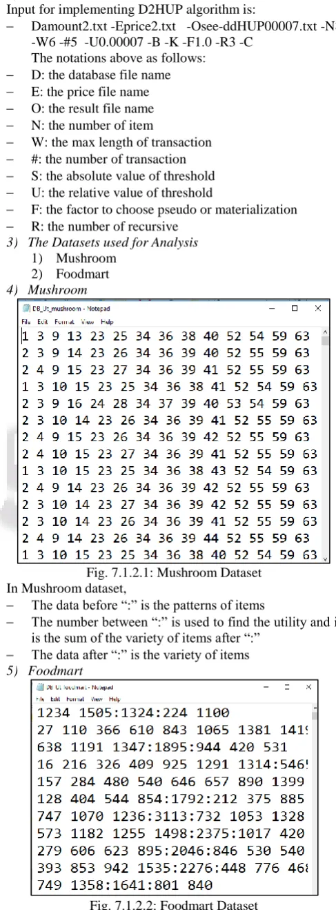 Fig. 7.1.2.1: Mushroom Dataset In Mushroom dataset, 