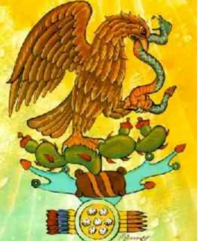 Figure 1 The Eagle with the Snake in its mouth