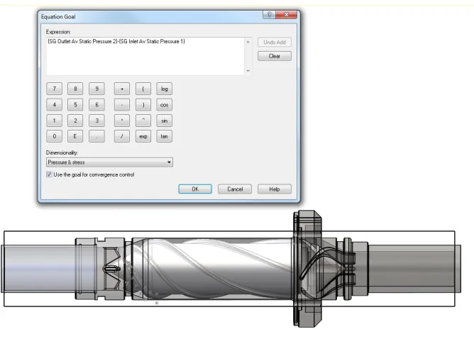Figure 21.  Criteria Setting that Calculates dP for the Simulations 