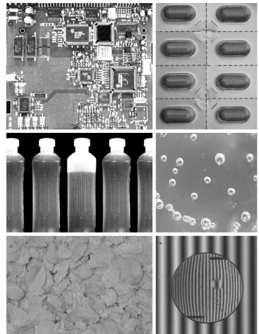 FIGURE 1.14 Some examples  of manufactured goods often checked using digital image processing