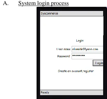Fig 10: System login page screen 