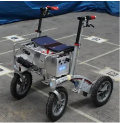 Figure 1.2: Example of the FriWalk robotic walker developed within the ACANTOproject [9]