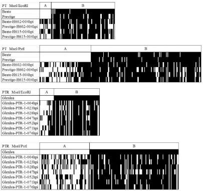 Figure 2. Early expressed profiles of the barley-P. teres pathosystem 4 h after inoculation (hpi) and profiles of the wheat-P