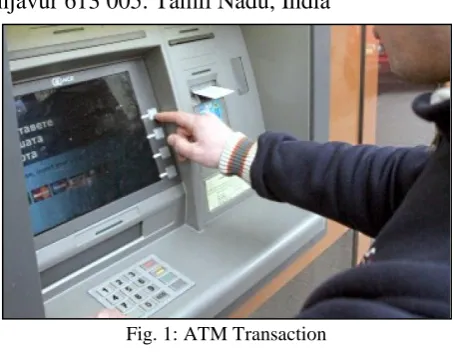 Fig. 1: ATM Transaction 