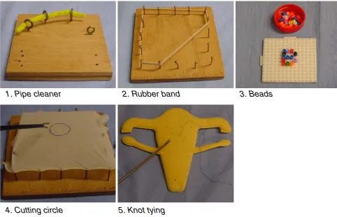 Fig. 1 Laparoscopic training tasks