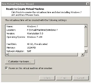 Figure 4 Windows 8 Virtual Machine Settings 