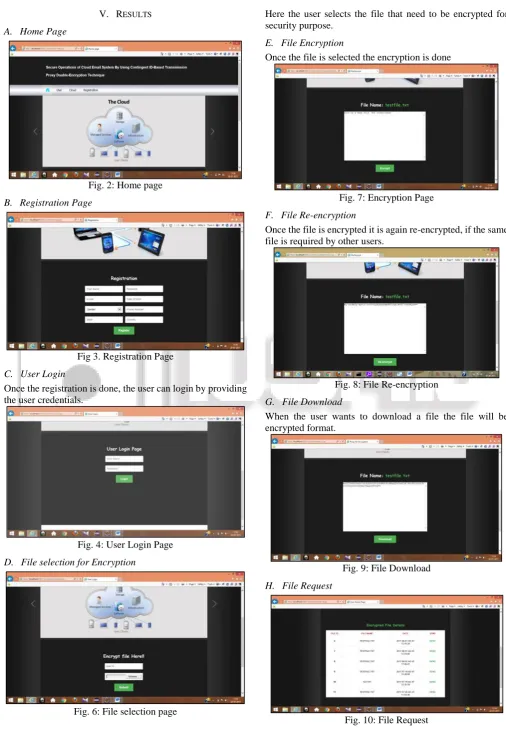 Fig. 6: File selection page 