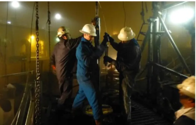 Figure  13  showing  the  Fiber  Optic  array  during  deployment. 