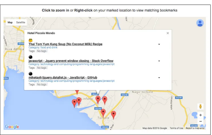Figure 5.6: MemoryLane: User Interface of Image Navigation