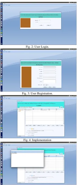 Fig. 2: User Login. 