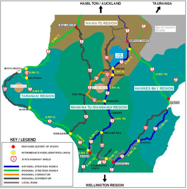 Figure 2:  Map of the Case Study. 