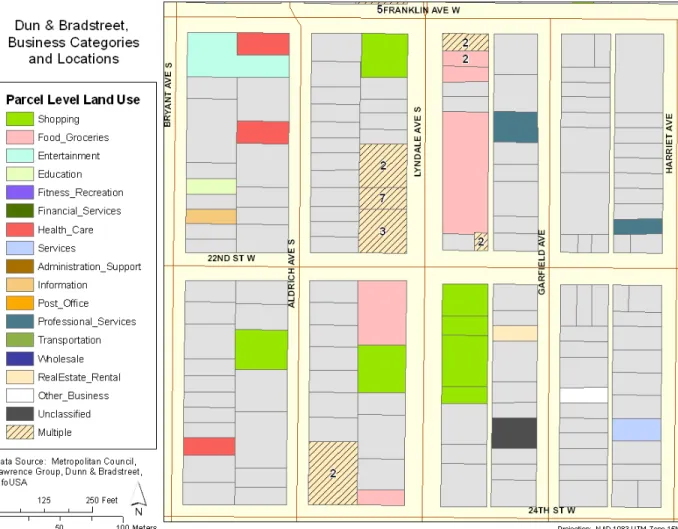 Figure 5: Sample of Matched Businesses with Parcels  Final Note 