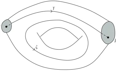 Figure 1: Two representatives of generators of H1�Ω, Γ�. One generator has a nonzero preimage in H1�Ω�,while the other has image in H0�Γ�.