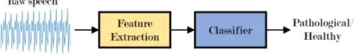 Fig. 1. A general pathological speech classification system