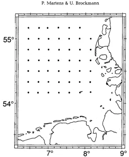 Fig. 1. Location of the sampling stations in the German Bight (North Sea) 