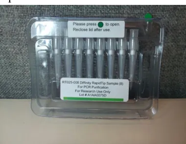 Figure 12:  Rapidtip® sample pack. 