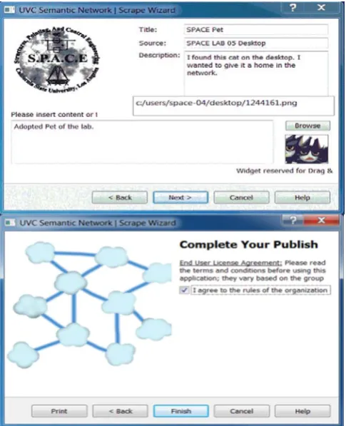 Fig. 3. Traditional GUI Display after Object Generation 