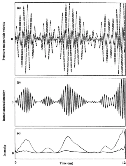 Figure 2.2 Measurement in a reactive sound field (from reference [11]). Key as in figure 2.1