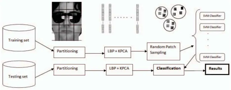 Fig. 1. Face Recognition Based on Random Patch SVM
