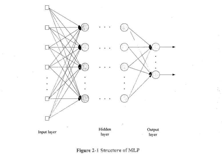 Figure 2-Í Structure of MLP 2.2 Dynamic Neural Network