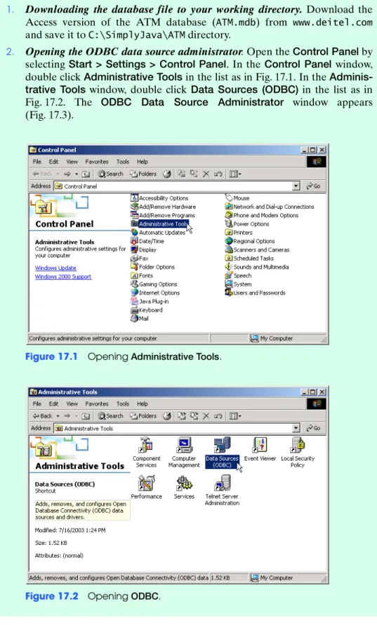 Figure 17.1 Opening Administrative Tools.