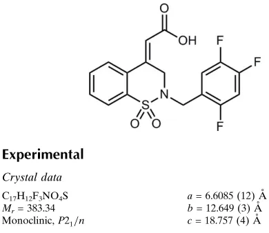 Table 1Hydrogen-bond geometry (A˚ , �).