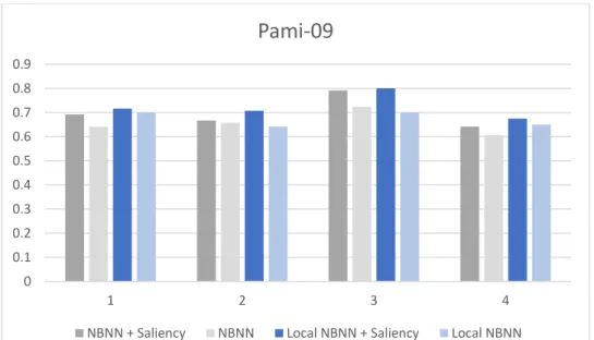 Table 4.2: Results on Pami-09 (2). 