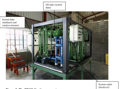 Figure 5: The EECO Continuous reactor  