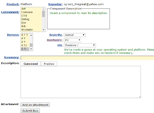 Figure 3 The stack trace for bug report 38601 from Eclipse bug repository 