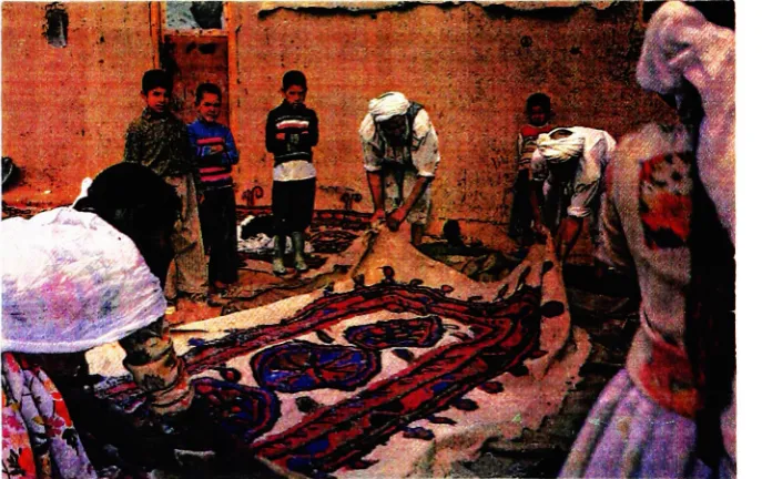 Fig. 5 Present day nomadic production of felt
