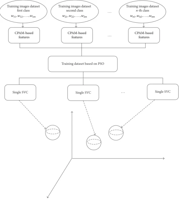 Figure 2: The process of training single support vector clustering.