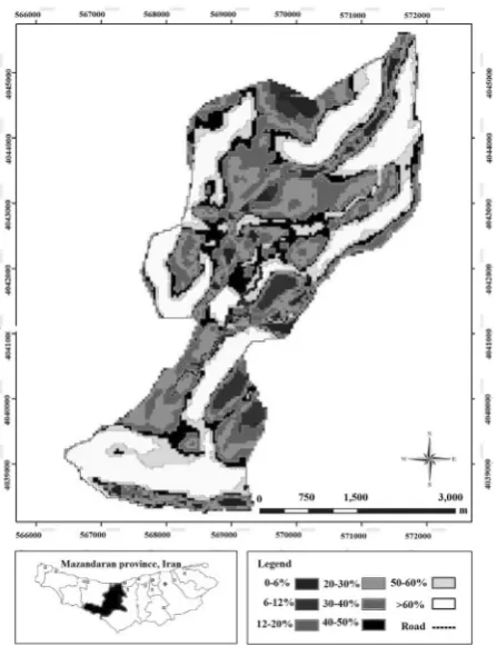 Fig. 1. Study area, Mazandaran prov-