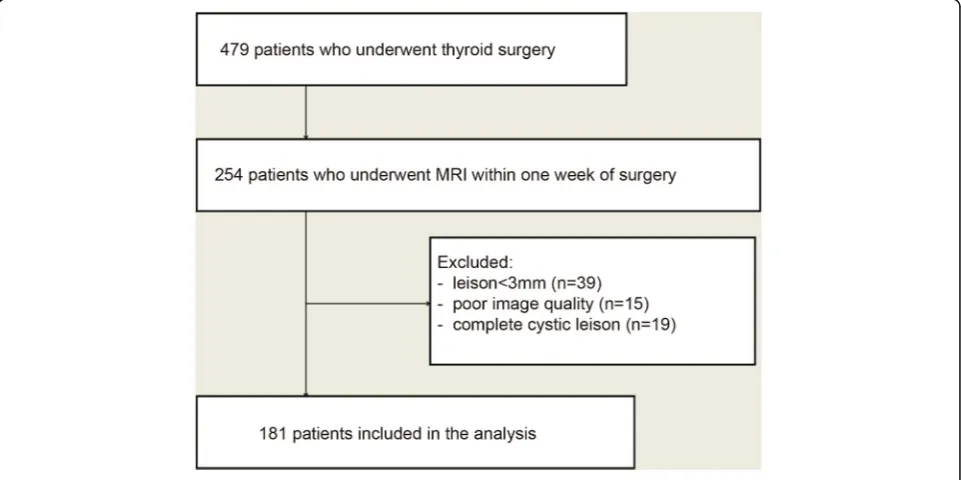 Fig. 1 Patient flowchart