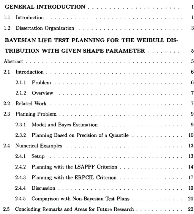 TABLE OF  CONTENTS 