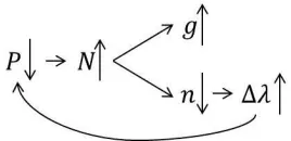 Figure 20. Negative feedback loop that triggers the low bistable state. 