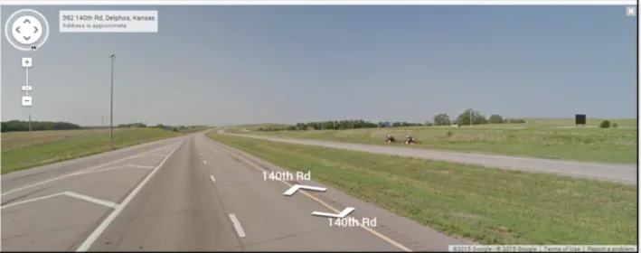Figure 3.1 Using Google Map to obtain presence of lighting 
