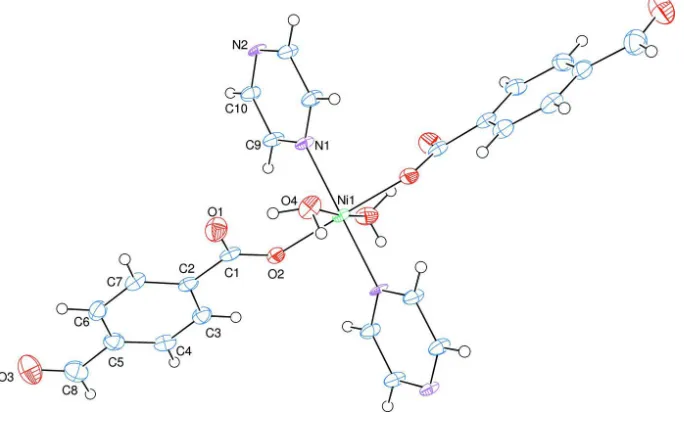 Figure 2A partial view along the c axis of the crystal packing of the title compound. Hydrogen atoms have been omitted for 