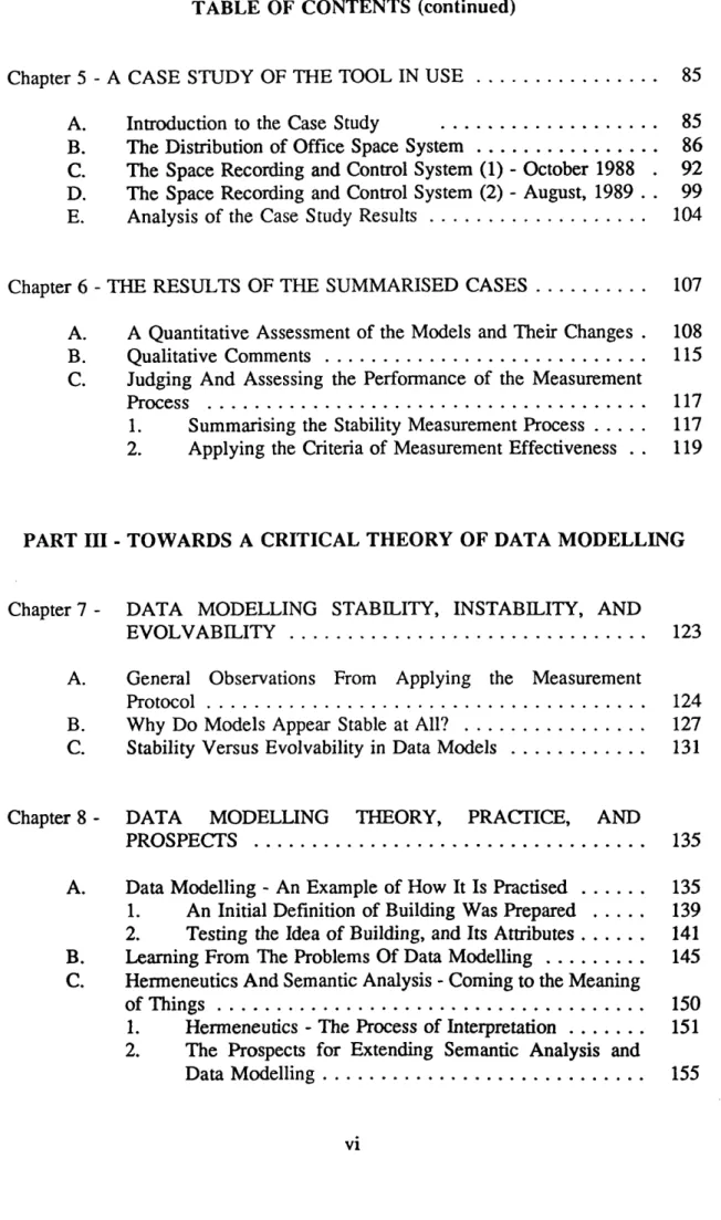 TABLE  OF  CONTENTS  (continued)