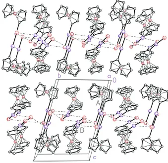 Figure 4The crystal packing of the title compound viewed down [100]. H atoms have been omitted for clarity