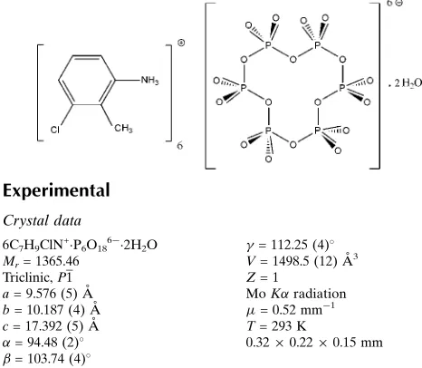 Table 1Hydrogen-bond geometry (A˚ , �).