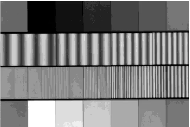 Fig. 4  Upper part of AIIM scanner test chart