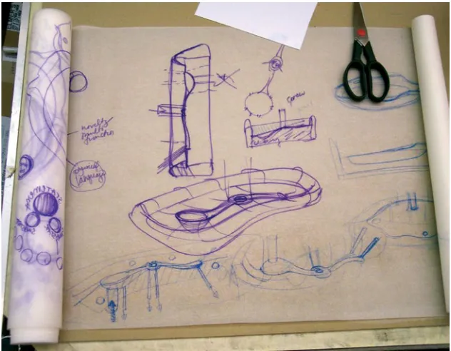 Figuring out how to construct the spoon mold.