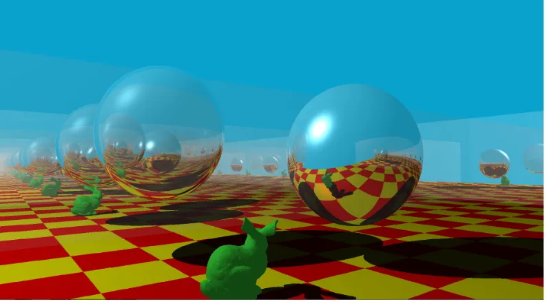 Figure 1.1: 1080p resolution ray-traced image generated using this framework.
