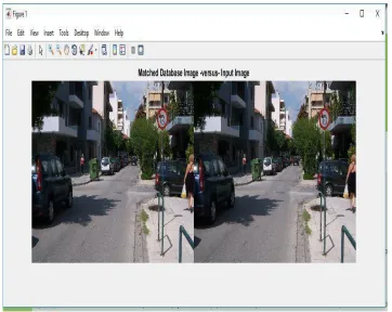 Fig 2 : Traffic sign classification result 