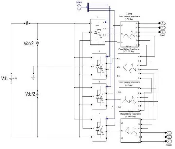 Figure 3: The schematic diagram of the SSSC device [1]  The injected voltage of SSSC is almost sinusoidal and by using SSSC FACTS device power flow control, line reactance control and 