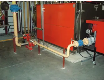 Figure 4. Manifolds and booster enclosuresFigure 2.Boiler showing local booster