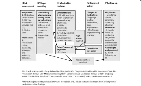 Fig. 3 Developed coordinated medication management model (CoMM) for older home care clients