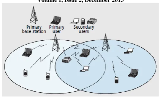 Fig 4. Dynamic Spectrum Access Networks 