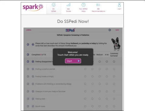 Fig. 1 Symptom Screening in Pediatrics Tool (SSPedi)
