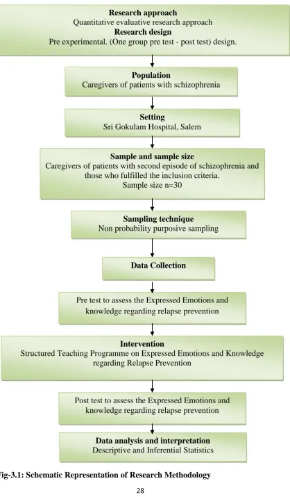 Fig-3.1: Schematic Representation of Research Methodology